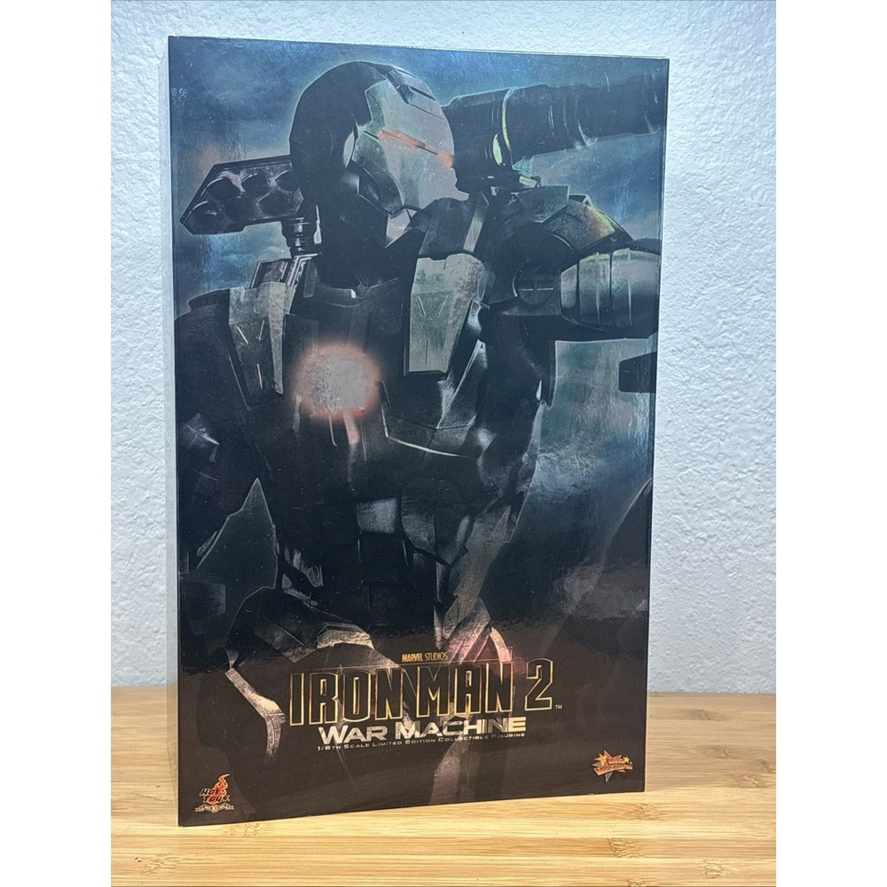 Hot Toys MMS 120 Iron Man 2 War Machine Don Cheadle 12 inch Figure OPEN NEW